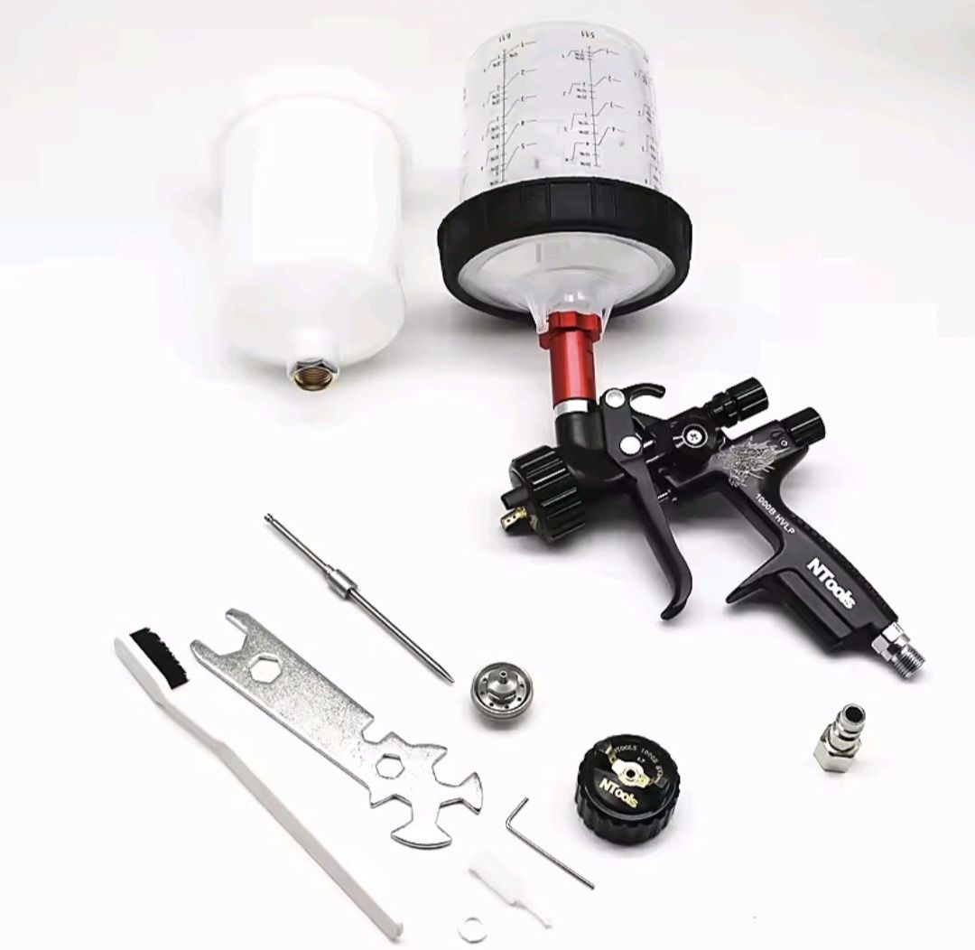 Краскопульт,фарбопульт NTools HVLP,1.3 mm,1.7 mm