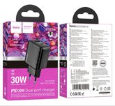 Зарядний Пристрій НОСО CS23A / PD30W + QC3.0 USB+Type-C Швидка зарядка