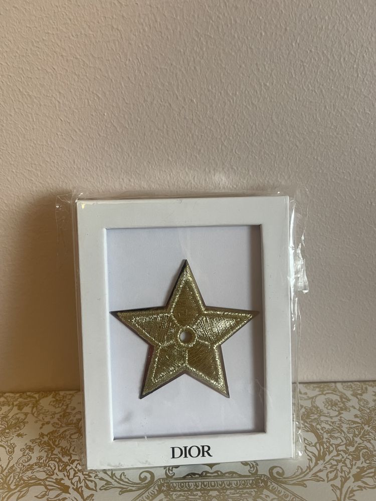 Dior gwiazda pin badge