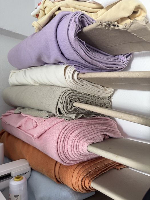 Conjunto de rolos de tecido