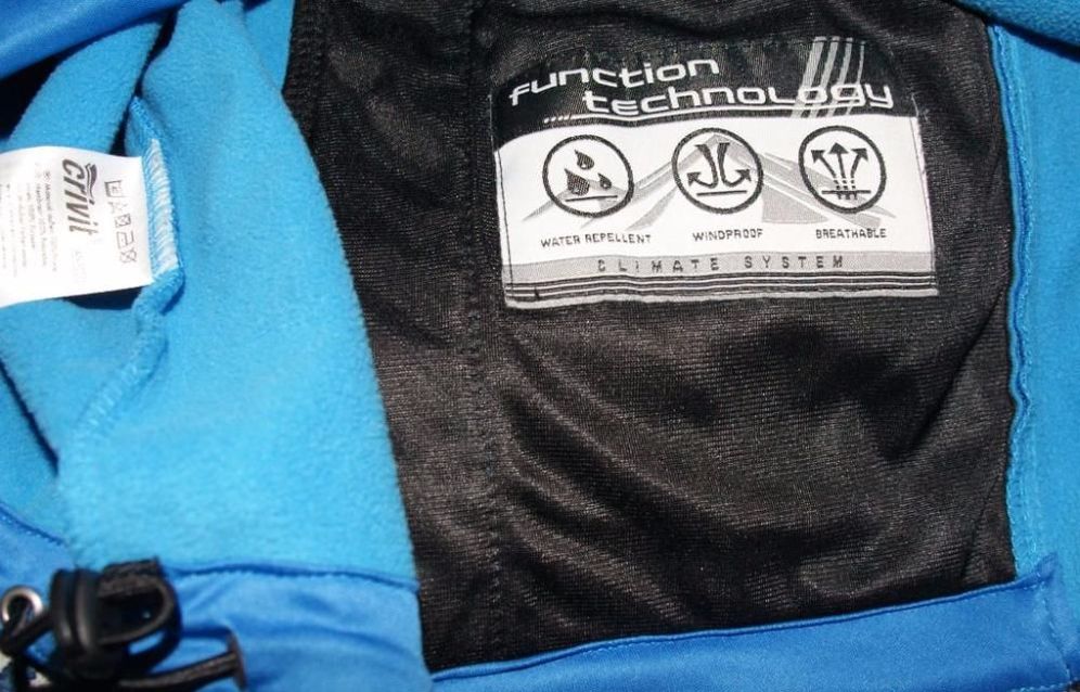 Kurtka nowa męska softshell CRIVIT, L, szafirowa