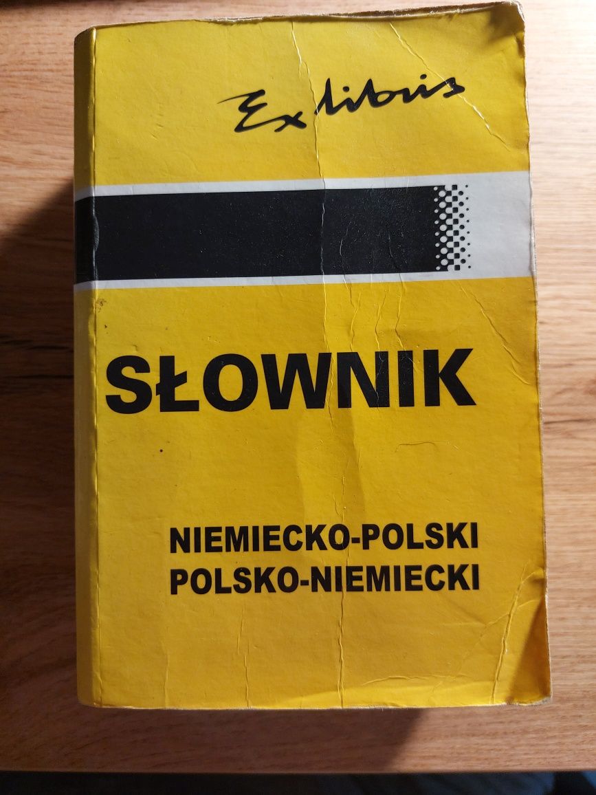 Słownik niemiecko - polski polsko - niemiecki EX LIBRIS O. Rutecka