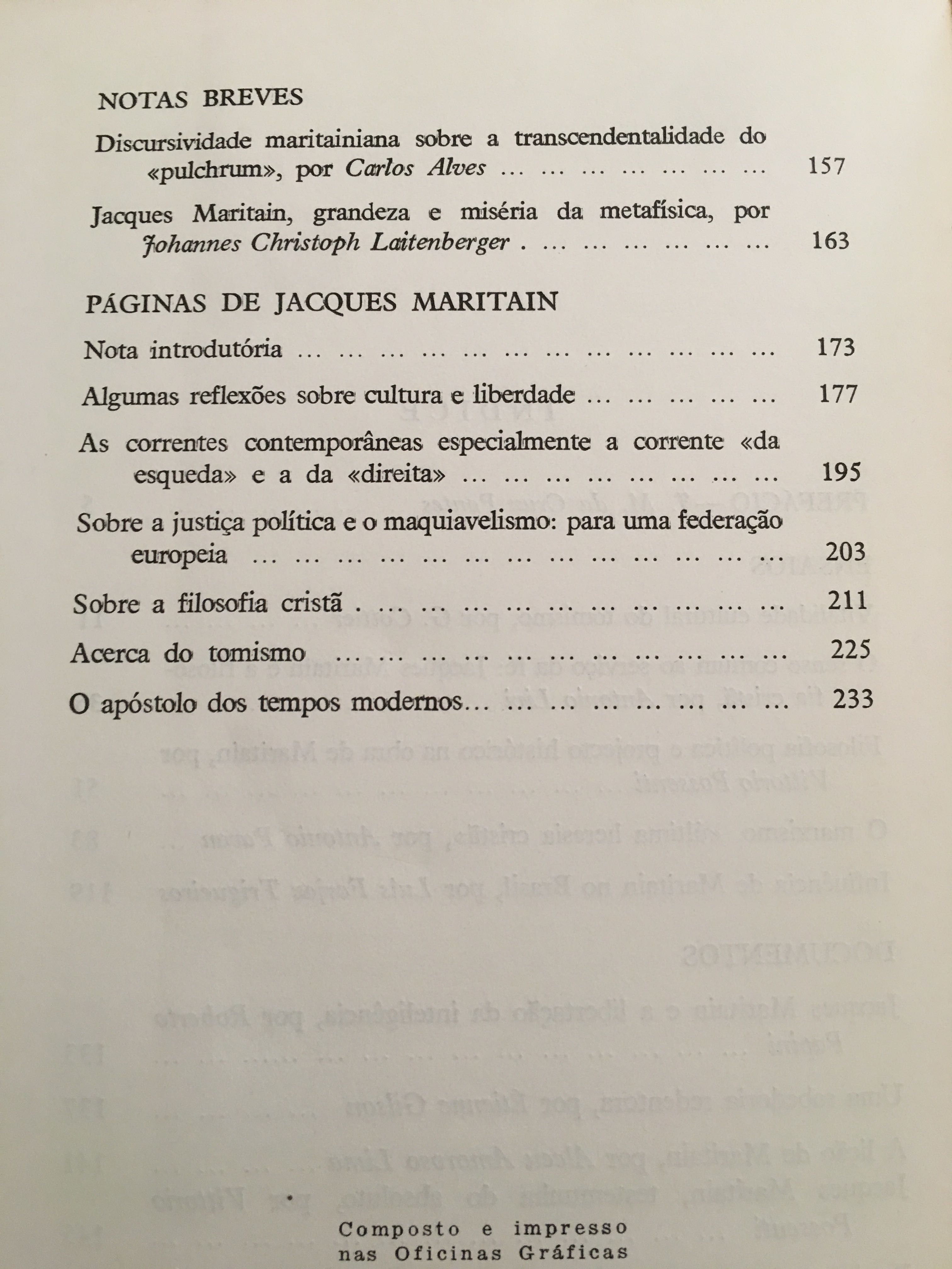 Jacques Maritain / Raymond Aron/ Alain Touraine