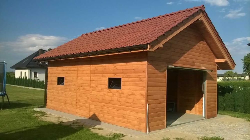 Wiata altana drewutnia domek narzędziowy garaż