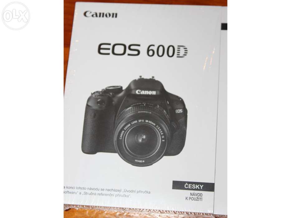Manual canon eos 600d em checo (návod k použití)