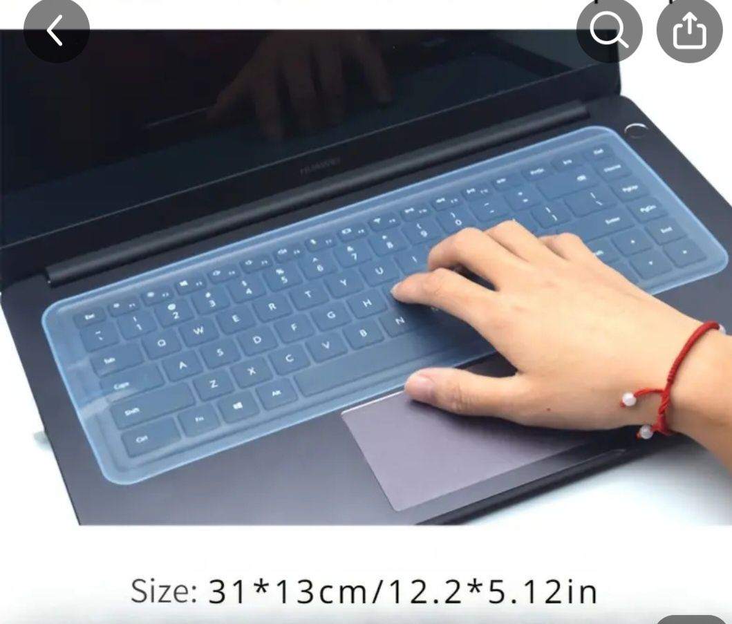 Osłona silikonowa na klawiaturę laptopa ochrona wodoodporna