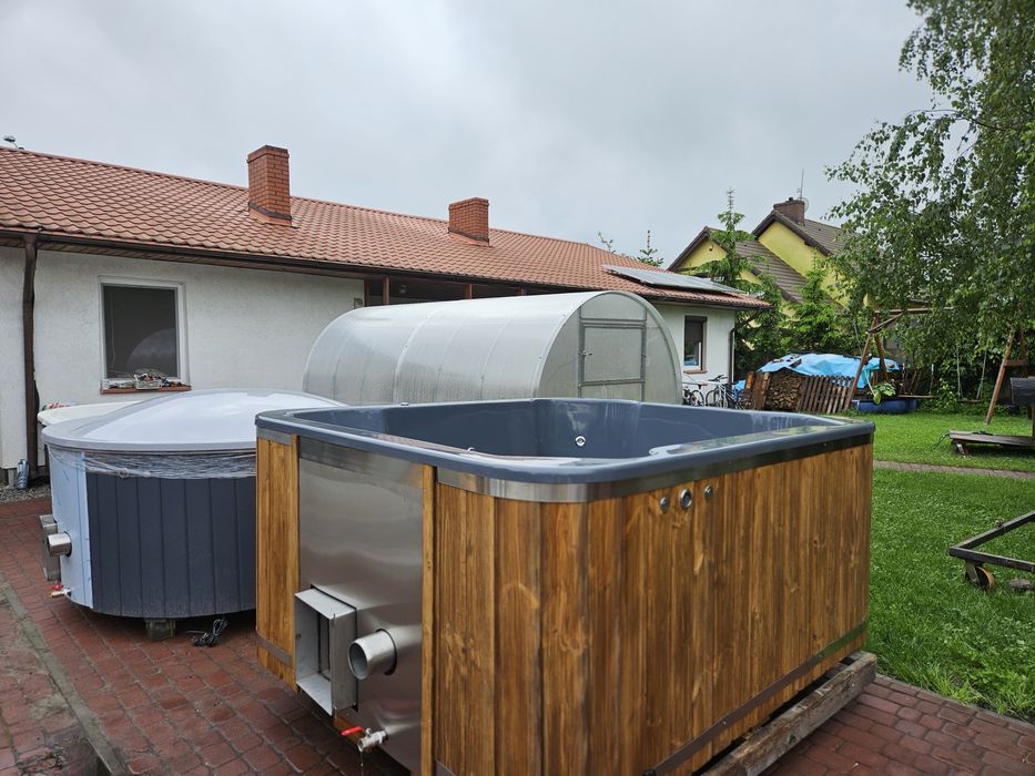 Balia ogrodowa beczka ogrodowa jacuzzi wanna basen sauna