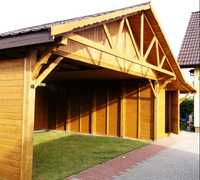 wiata drewniana,garaż,budynek gospodarczy,ogrodowy,magazyn,6x6m
