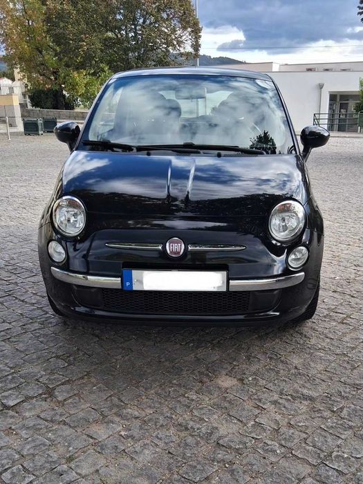 Fiat 500 Preto 2014