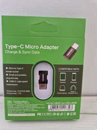 KAKU Adapter KSC-531 Shanxing - Micro USB na Typ C - czarny