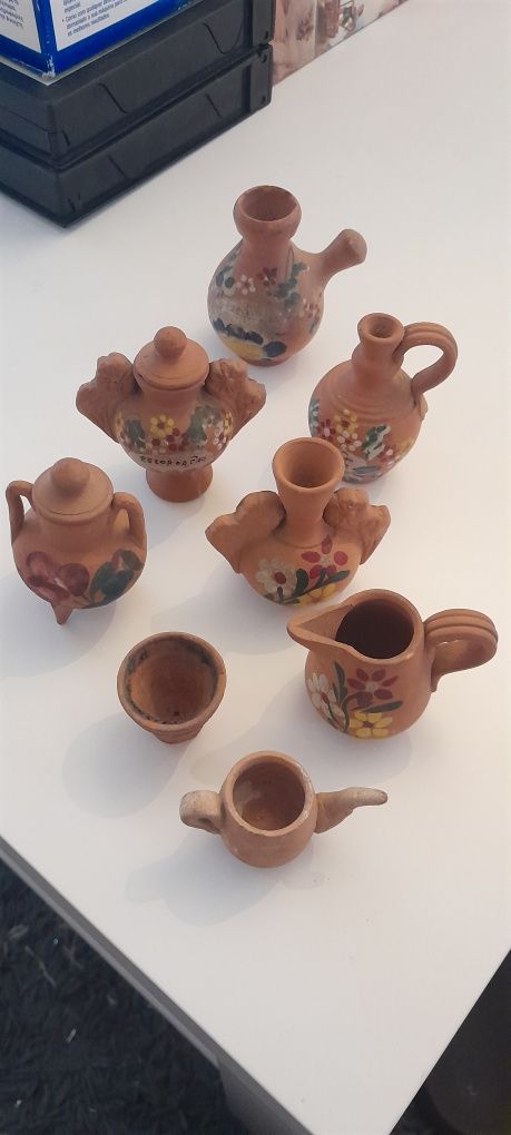 8 peças miniatura