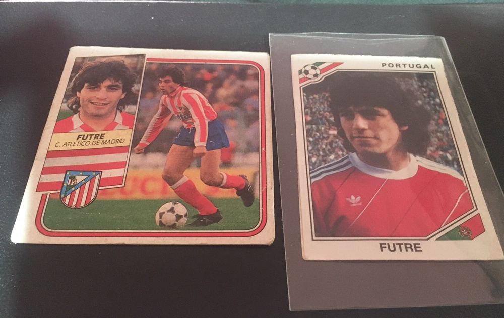 Cartas/cromos Maradona,Futre,M.van Basten,Bakero,raros