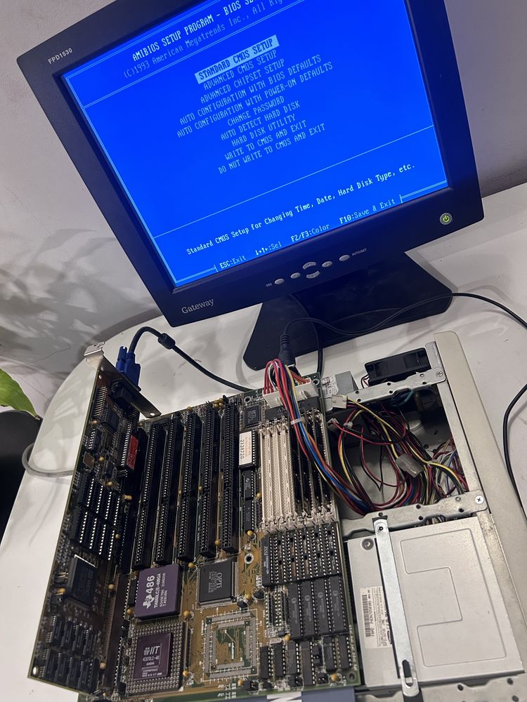 Retro karta graficzna VGA na VLB WD90C33 Ver 2.1 1MB do 486
