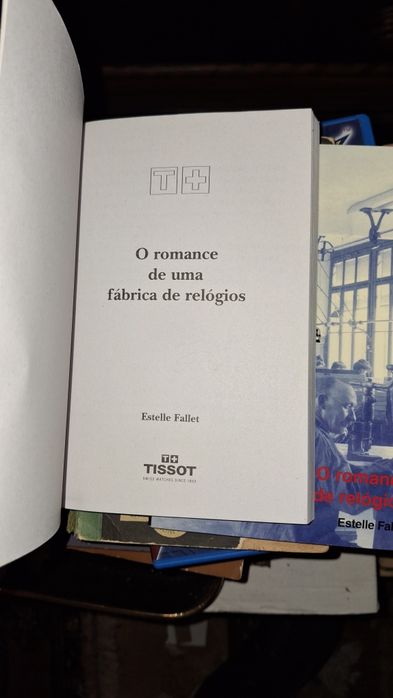 Tissot swiss dois livros relógio