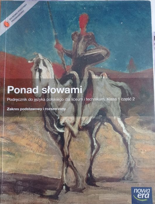 "Ponad słowami 1" cz. 1 i 2 zakres podstawowy i rozszerzony