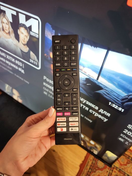Телевізор Hisense A6 55" smart TV