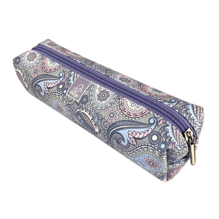 Piórnik prostokąt Paisley pastelove Bee-bee ,98x227x66 mm