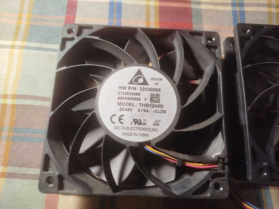 Вентилятори 48В 120х120мм, кулери 48В, кулери для електроніки 4 пин
