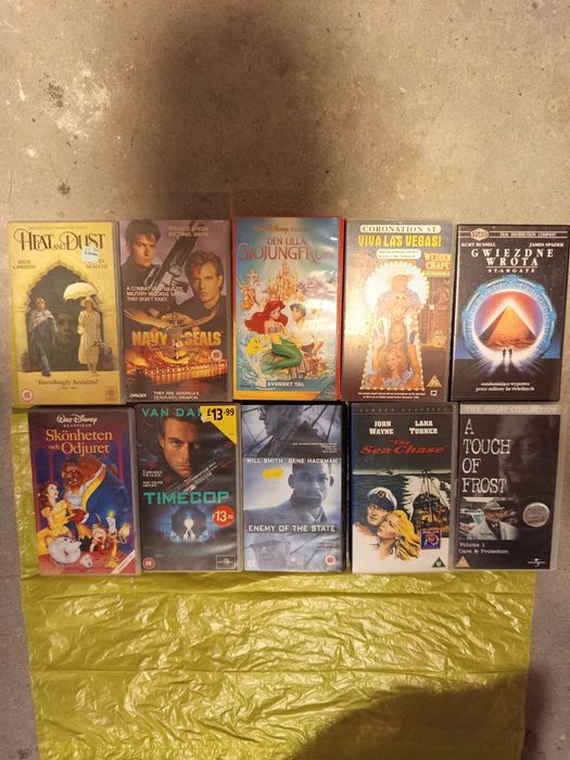 Stare kasety VHS retro prl