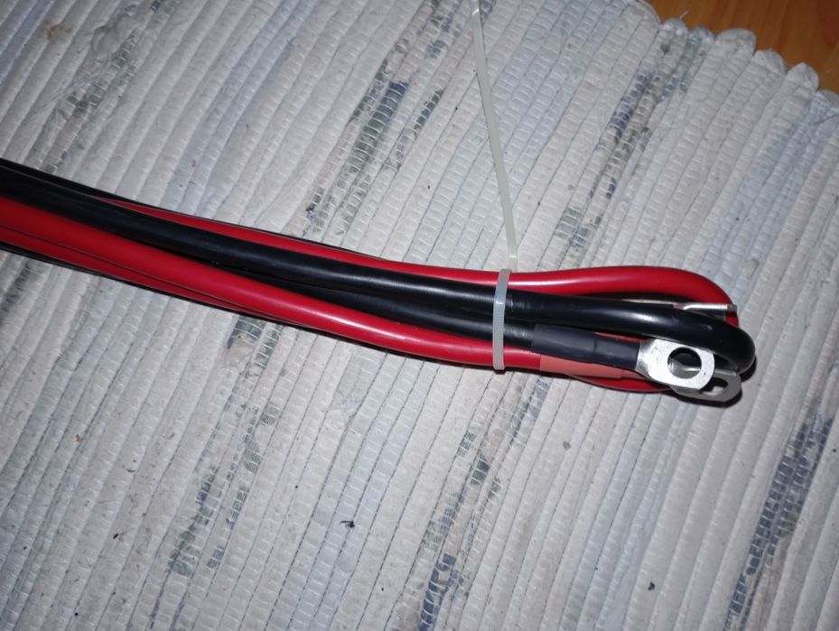 Cabo 16mm com ponteiras de 8mm de 2M de comprimento