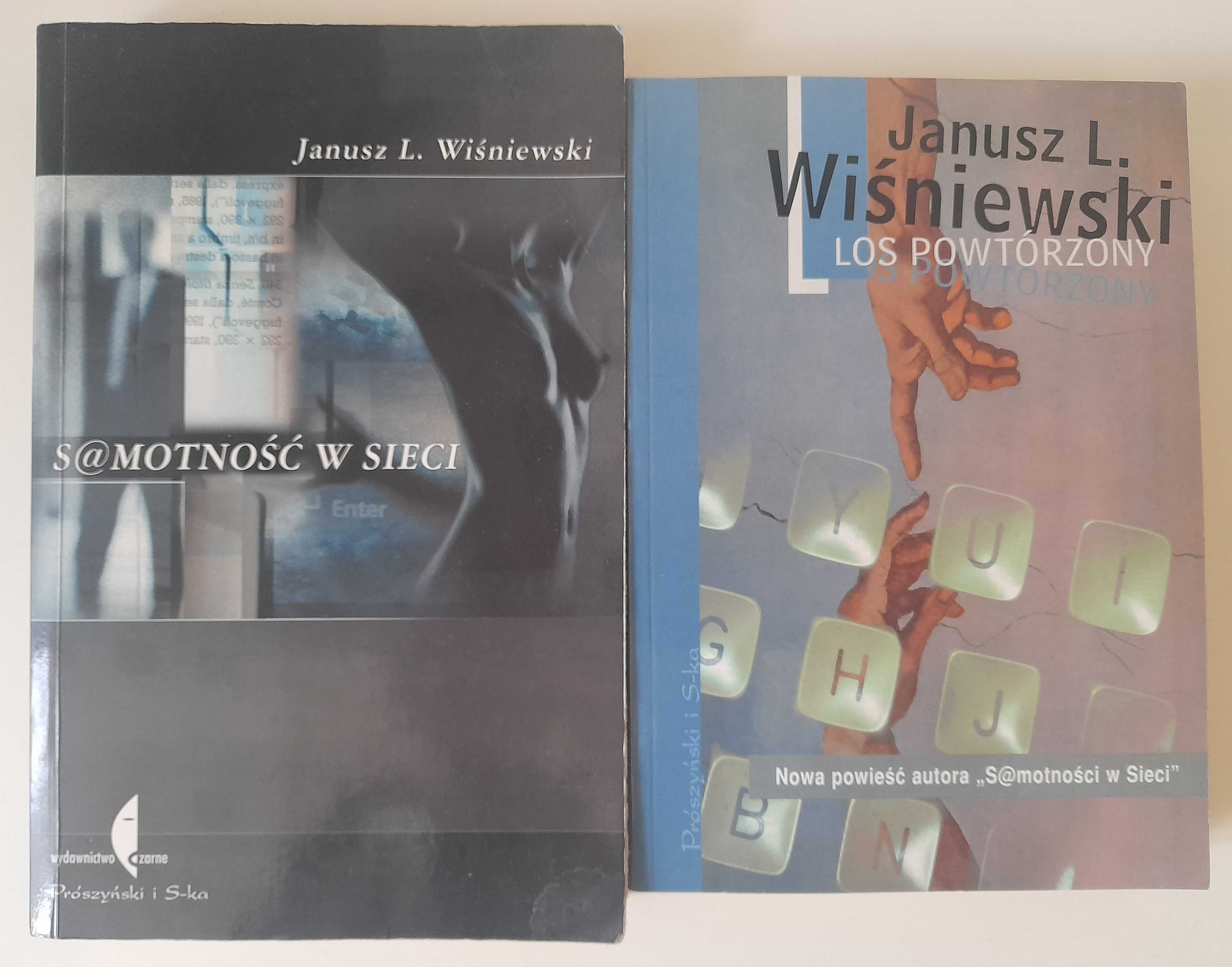 Janusz L. Wiśniewski 2 książki Samotność w sieci, Lot powtórzony