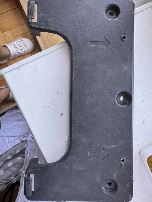 Подіум номерного знака , кронштейн кріплення на бампер Santa fe 18-19