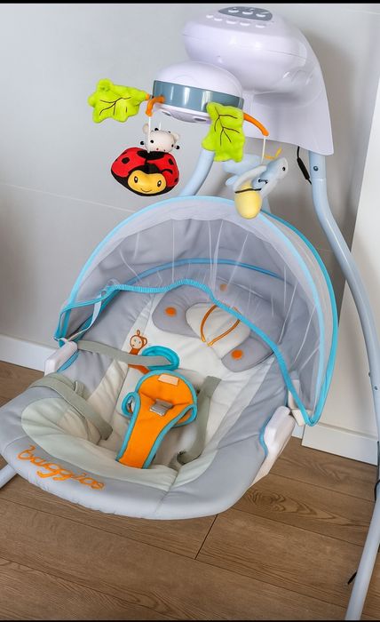 Bujaczek,lezaczek,dla niemowlaka,elektryczny,chustawka,kolyska,