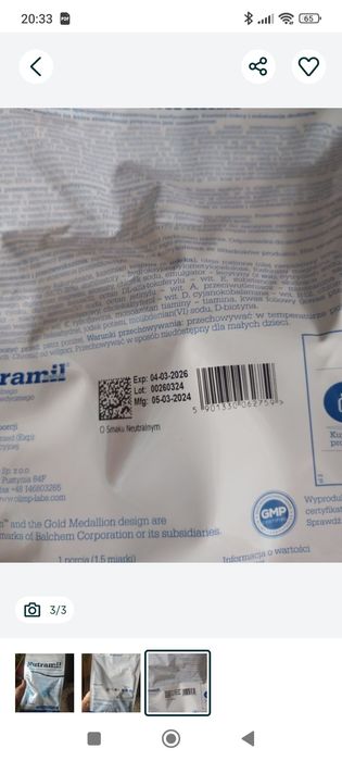 Nutridrinki Olimp Nutramil Complex smak neutralny 720 gram proszek