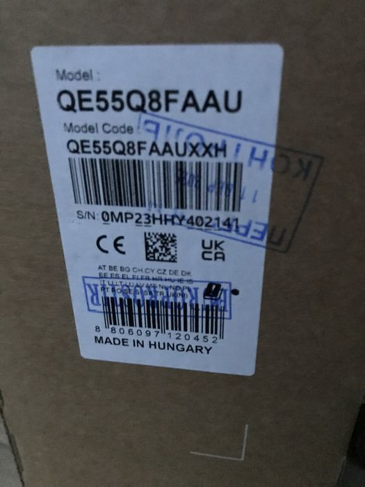 55ʼʼSAMSUNG QLED Q8F 4K Смарт Т2 гарантія 12 міс