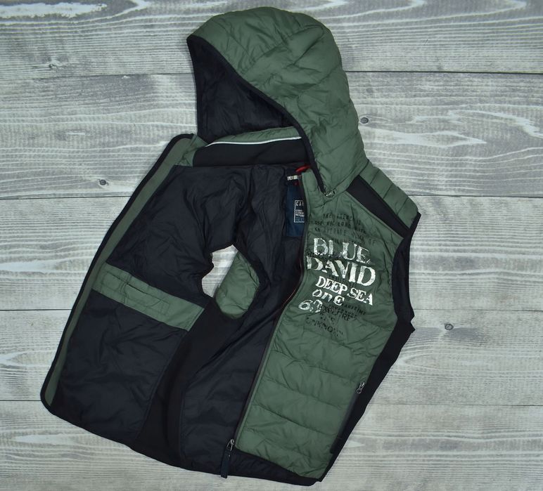 Camp David Ocieplana Pikowana Kamizelka Męska L