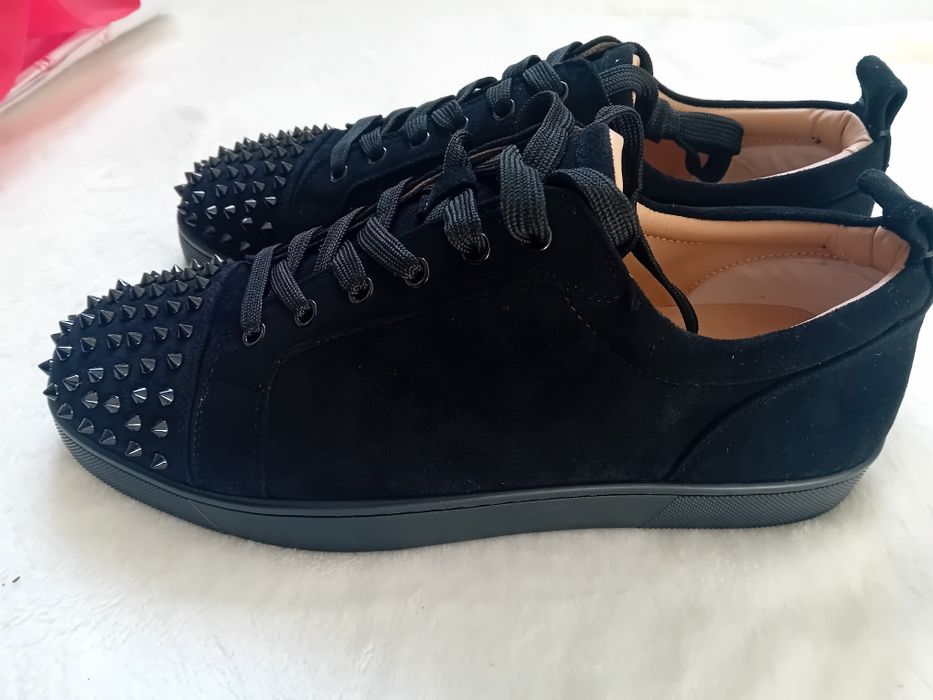#Christian Louboutin buty czarne kolce 47
