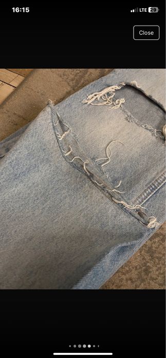 spodnie z dziurami wysoki stan dżinsy jeansy zara niebieskie jasne