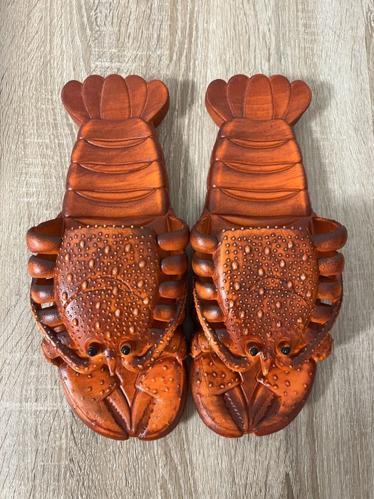 Тапки раки, Шльопки раки, шльопанці омари, креативні тапки