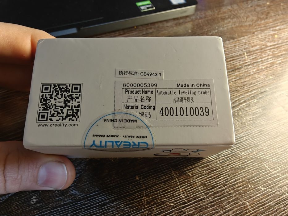 Оригинал Creality CR- touch. С пломбой.