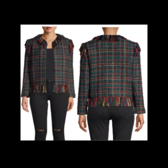 Шикарный твидовый жакет Sandro Paris.