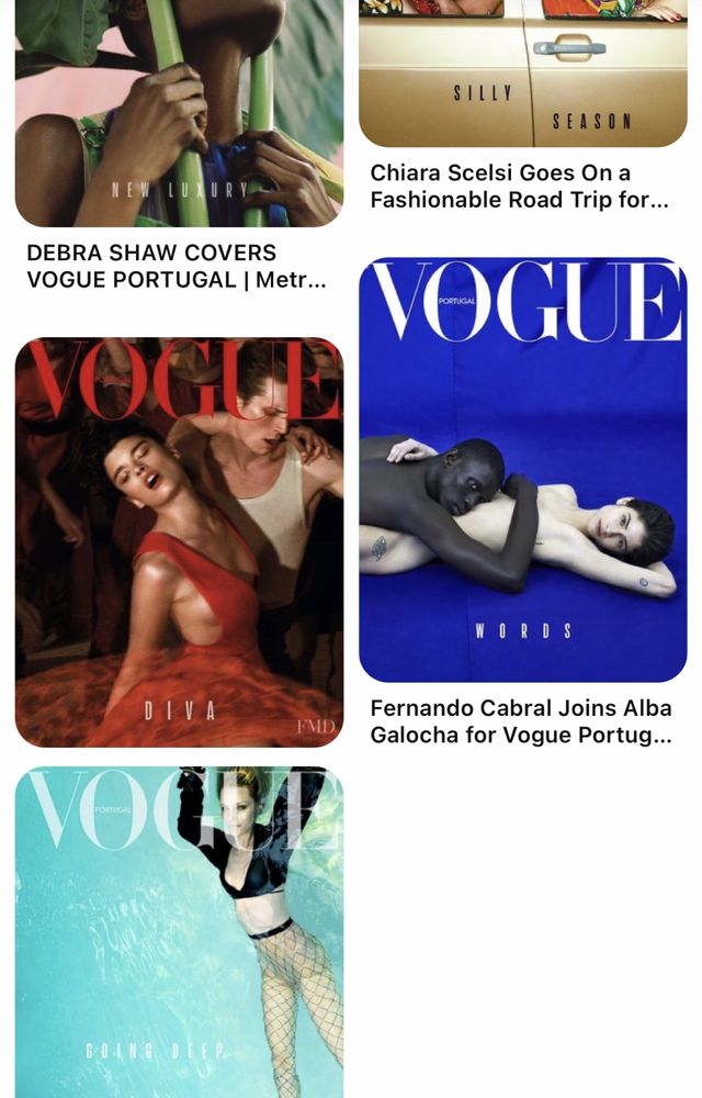 Vogue Portugal edições esgotadas