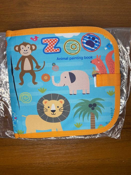 Стираемая книжка-раскраска для детей ( многоразовая доска для рисов )