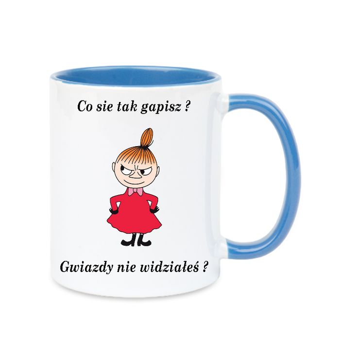 Kubek z nadrukiem Mała Mi, Muminki, Śmieszne, BCNC-MI-020
