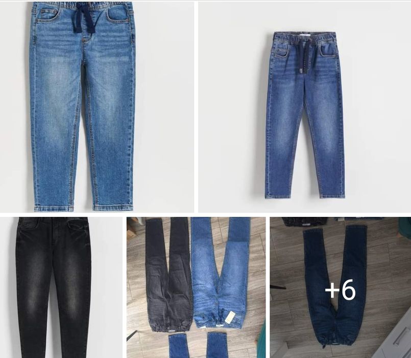 Zestaw nowych spodni 3 pary r.170 Reserved
