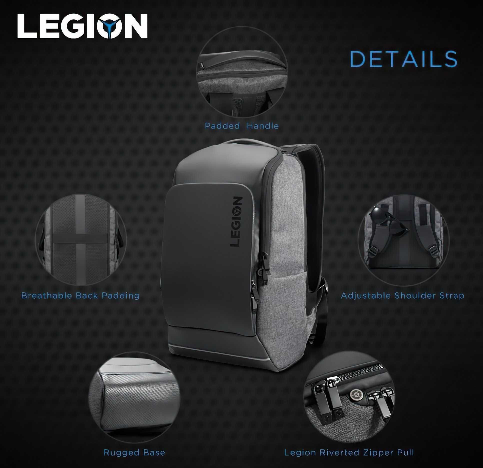 Рюкзак для ноутбука Lenovo Legion Recon Gaming Backpack 15.6" Grey