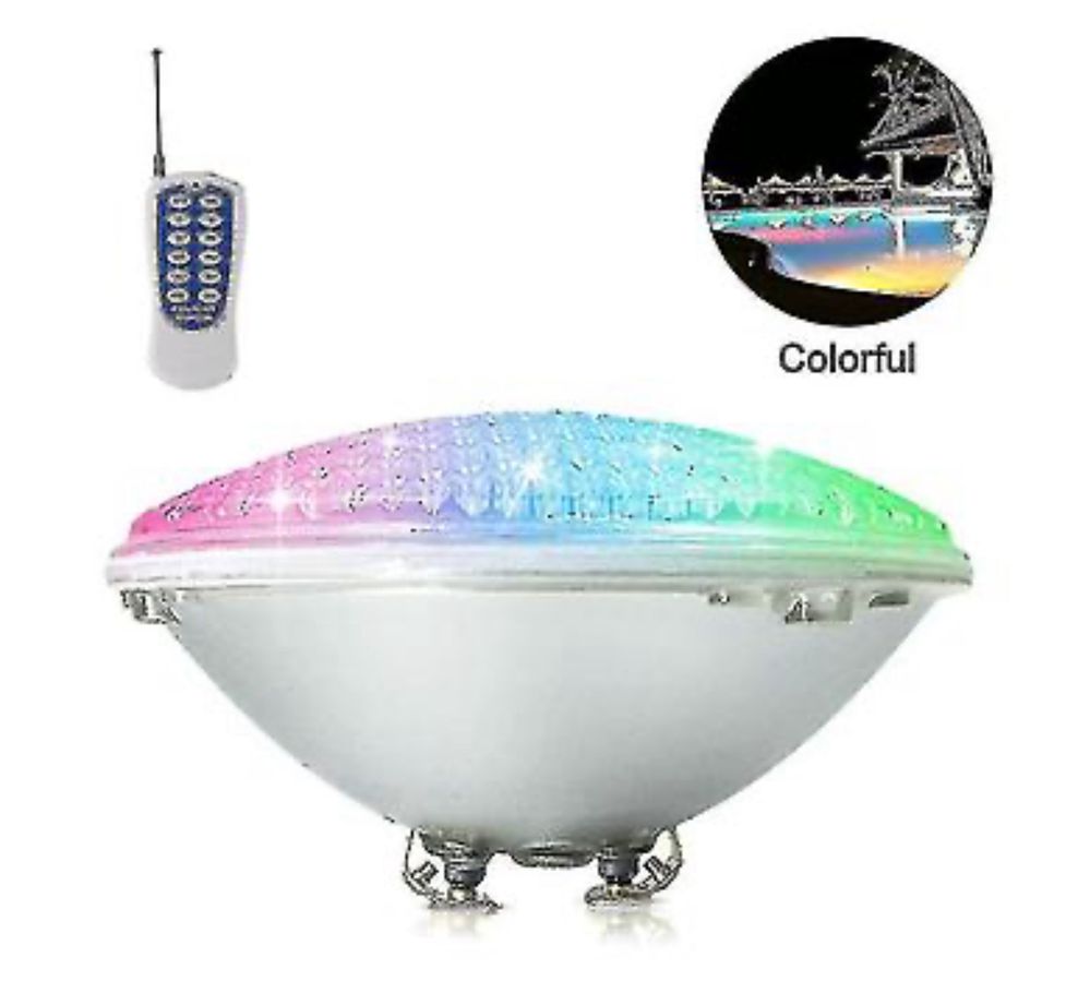 Oświetlenie basenu LED, światło basenowe 18W RGB. Podwodny reflektor