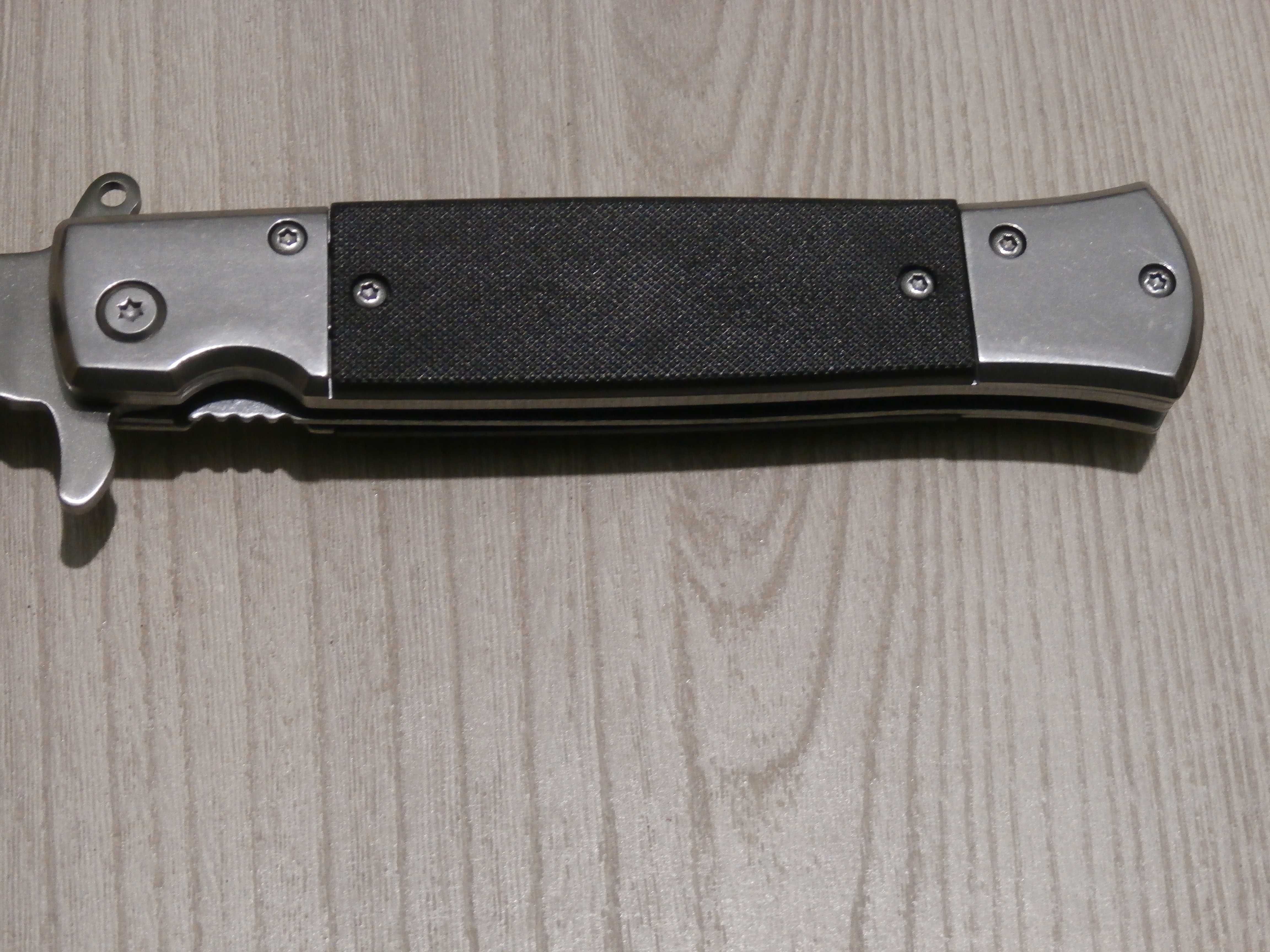 Ніж складний викидний Sog Flash Tanto Фліпер сатин Білий 21.5см,кліпса