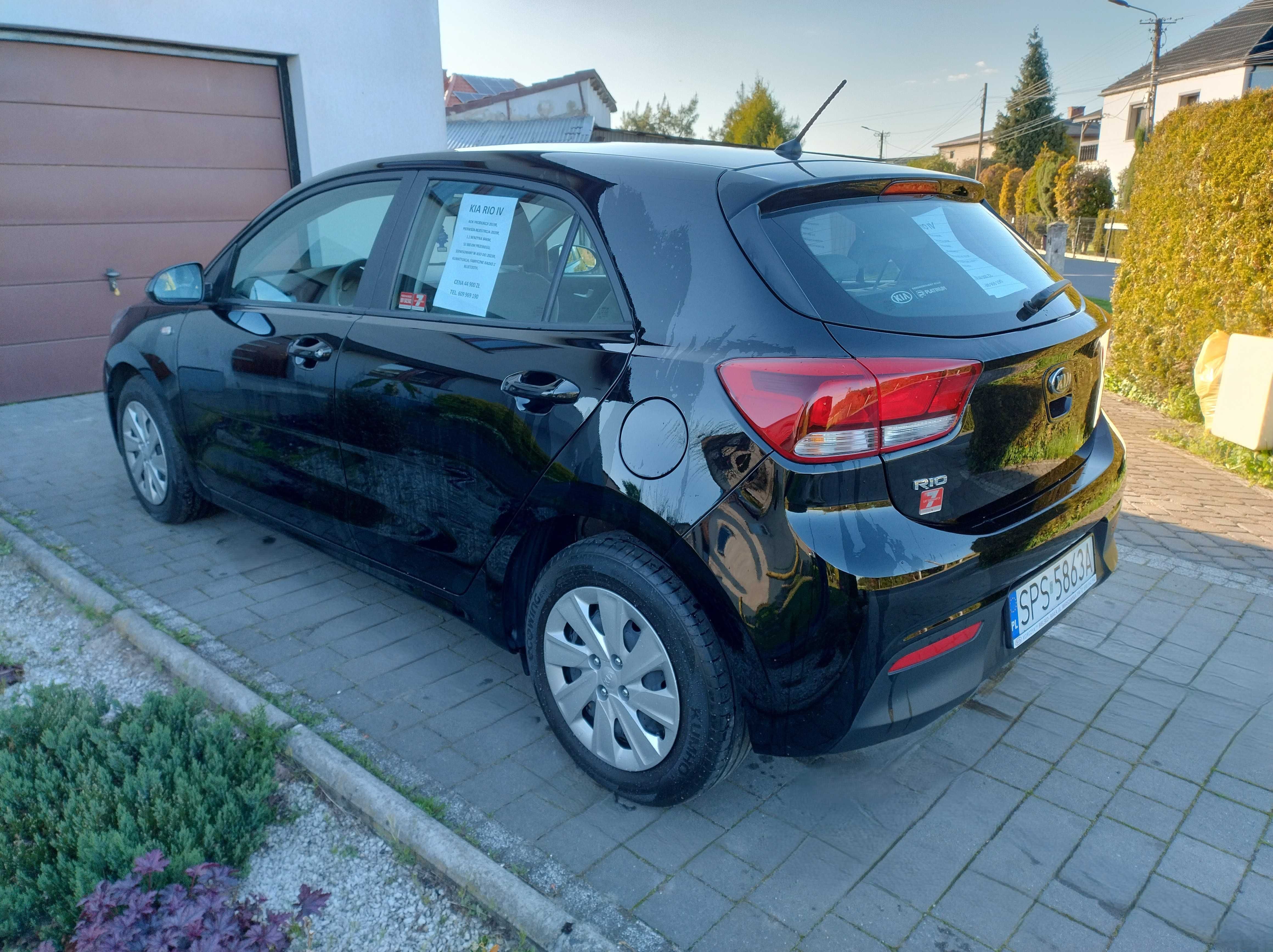 Kia Rio 2019/2020 r. 1,2 benz, krajowa, niski przebieg 53 tys km