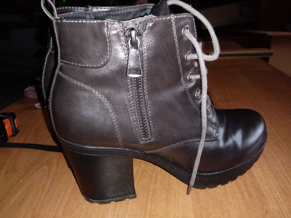 Botki ocieplane brazowe