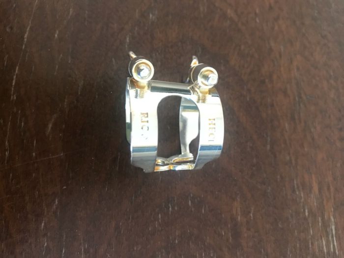 Nowa posrebrzana ligatura Rico H do klarnetu Eb!