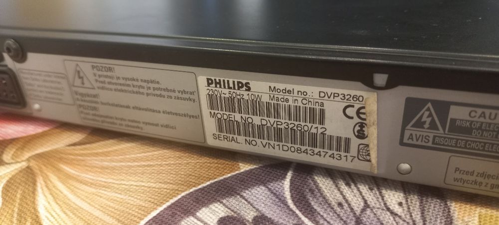 philips dvp3260/12 blu ray dvd usb divix