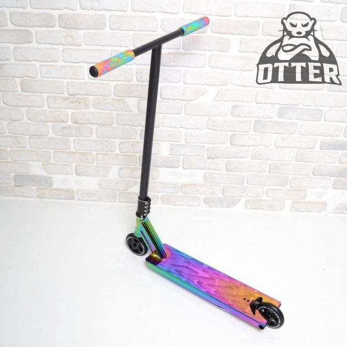 Самокат трюковый OTTER H05 SCS Neo-chrome КИЕВ • для трюков экстрима