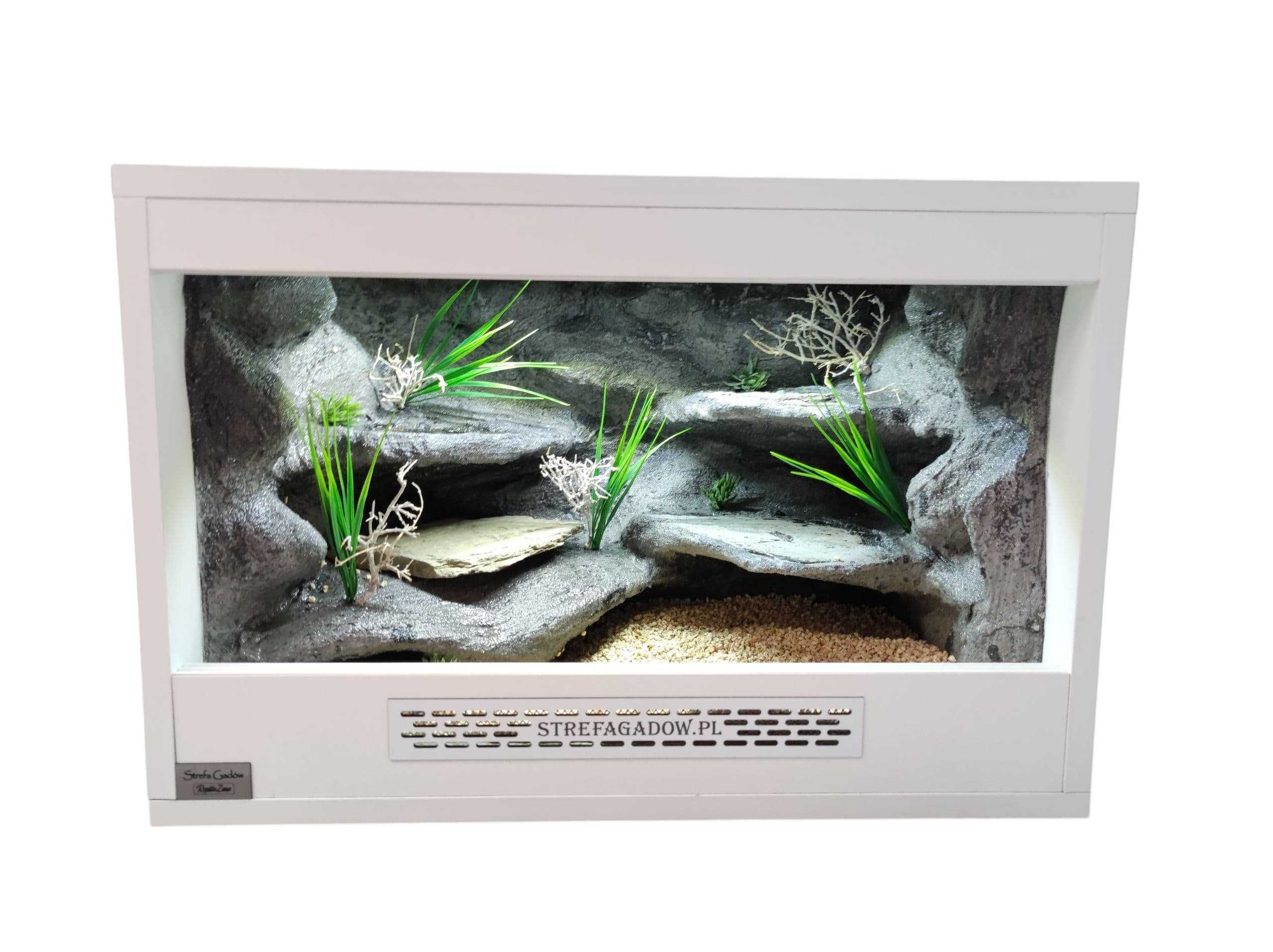 Terrarium pustynne nr751 60/40/40 dla gekona lamparciego DOSTĘPNE