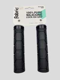 Chwyty rowerowe Fabric Silicone Grip, czarne FV23% nowe / 008-034