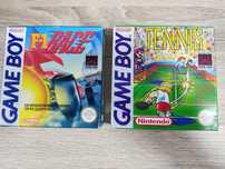 2 clássicos game Boy tennis e F1 racing